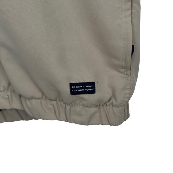 Life Is Good Golf V-Neck Vest Beige Lined Shell Men’s Large Pullover XL Style - Picture 4 of 7